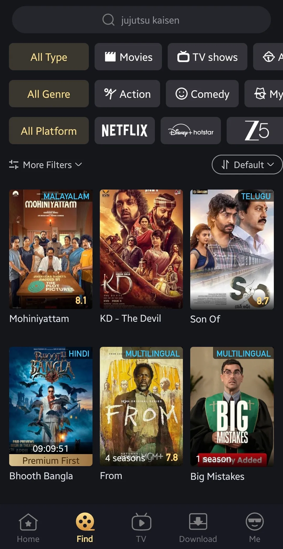 Castle APK Live TV interface — 5000+ Free Channels