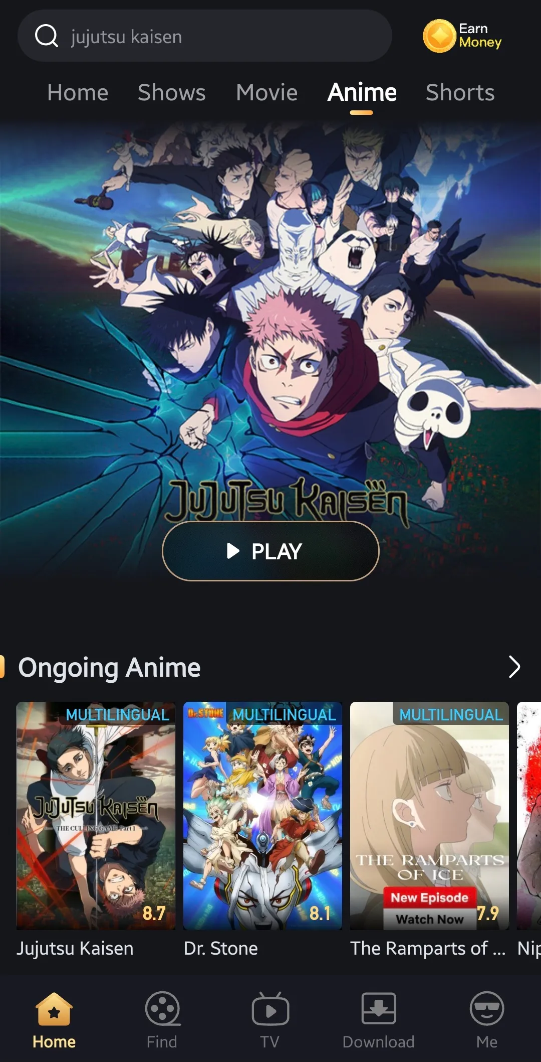 Castle APK HD Video Player with Quality Controls