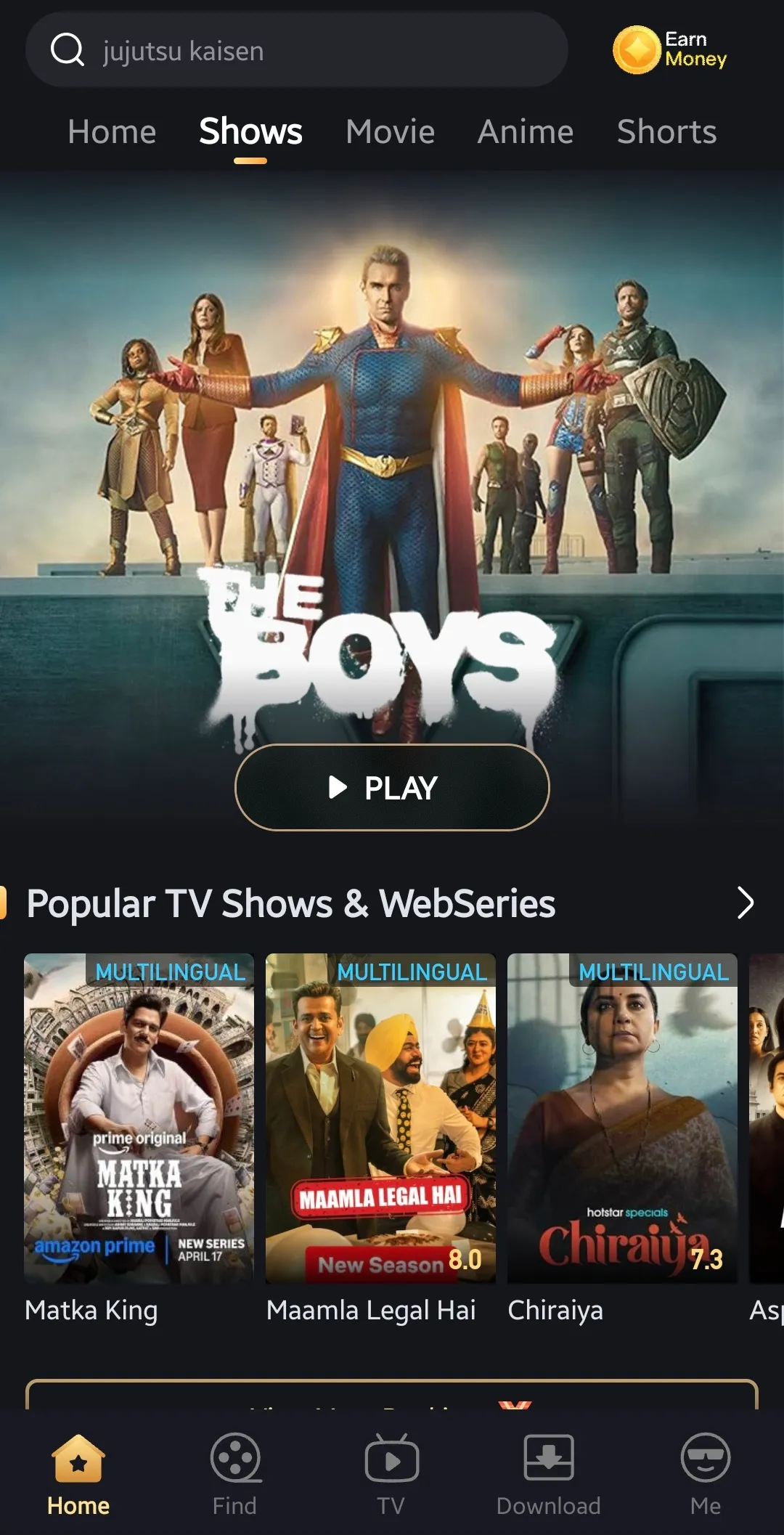 Castle APK Bollywood and Hollywood Movie Library